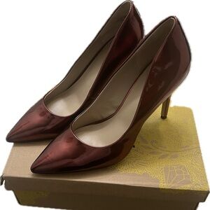 Mix No. 6 Women's high heel pumps with stiletto heel SIZE: 9.5 COLOR: Red Wine